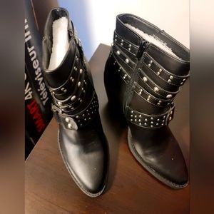 Womens biker boots